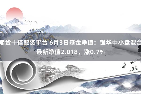 期货十倍配资平台 6月3日基金净值：银华中小盘混合最新净值2.018，涨0.7%