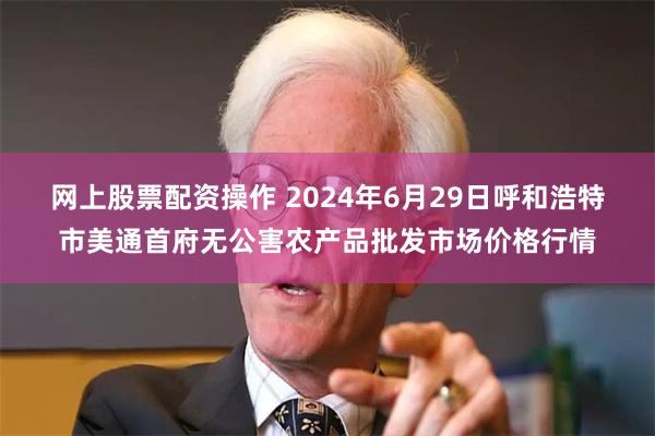 网上股票配资操作 2024年6月29日呼和浩特市美通首府无公害农产品批发市场价格行情