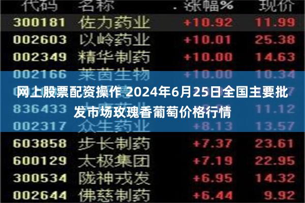 网上股票配资操作 2024年6月25日全国主要批发市场玫瑰香葡萄价格行情